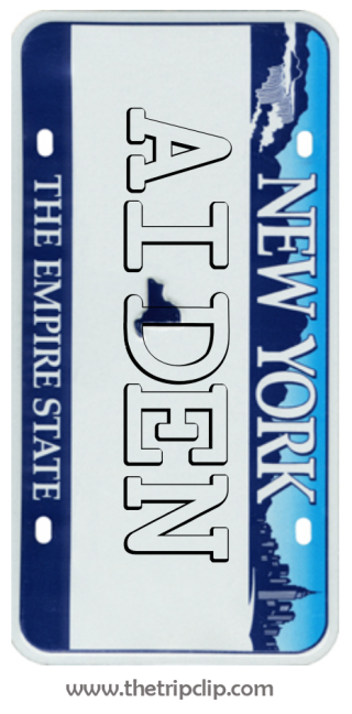 Easily make a custom license plate with your child’s name on it. They will love decorating it and making it their own!
